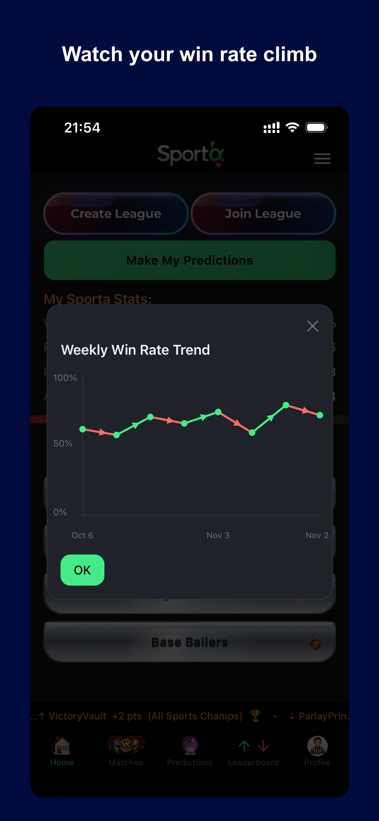 Sporta: Prediction Leagues