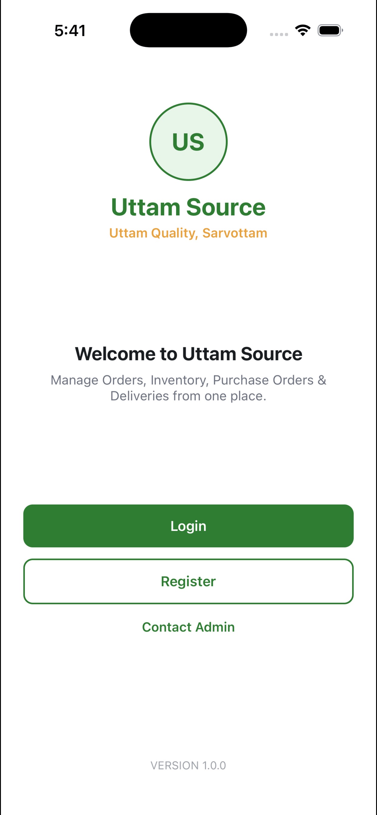 Screenshot 1 of UttamsourceDistributor