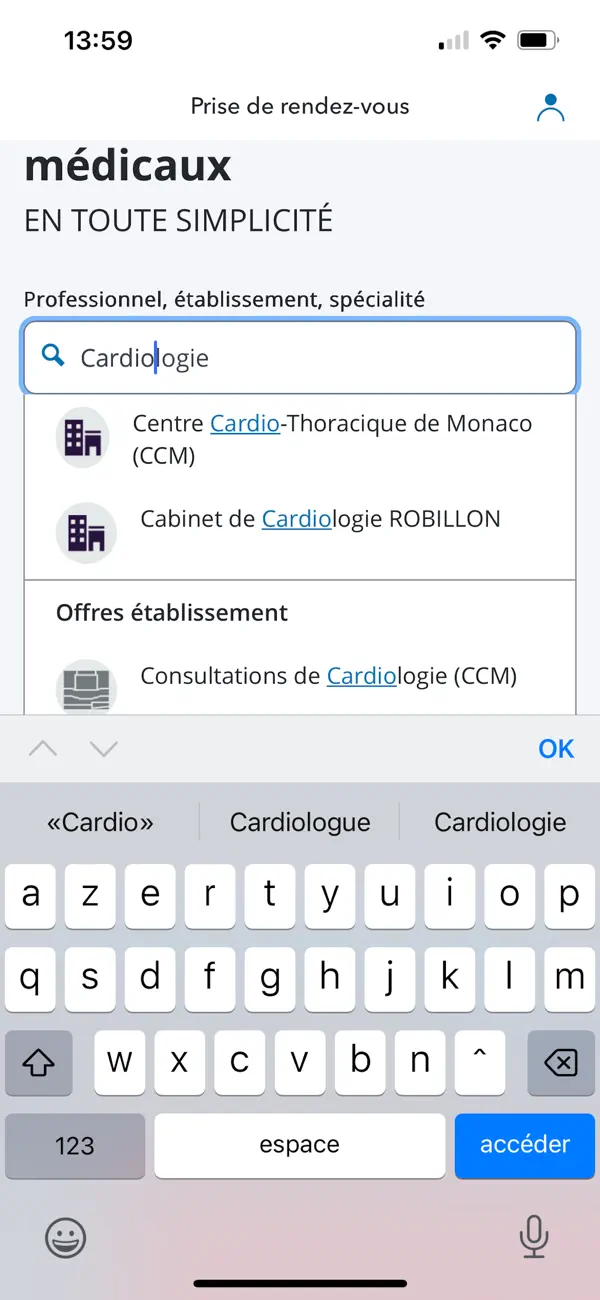 Screenshot #2 pour MonacoSanté