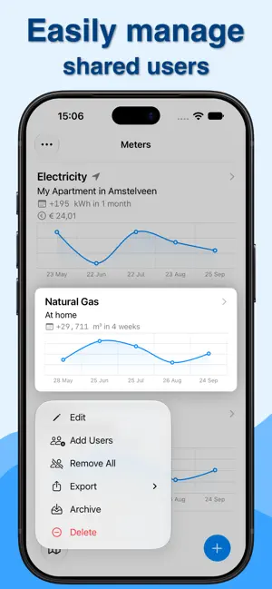 Meters – Energy Log & Tracker screenshot 4