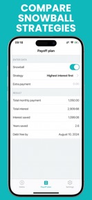Debt Payoff Box: Snowball Plan screenshot