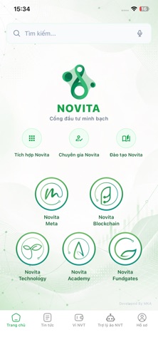 Novita screenshot