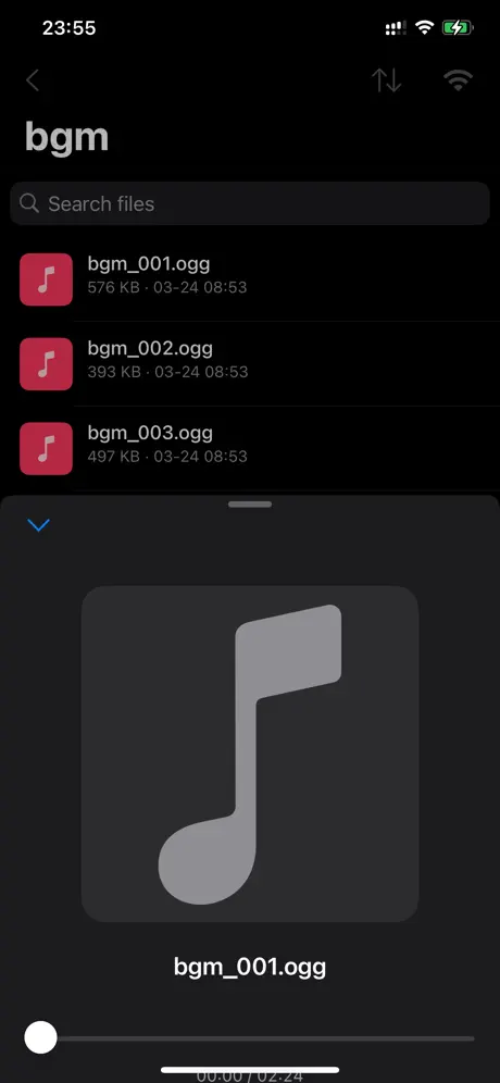 XP3PlayerGo - File Manager screenshot 4