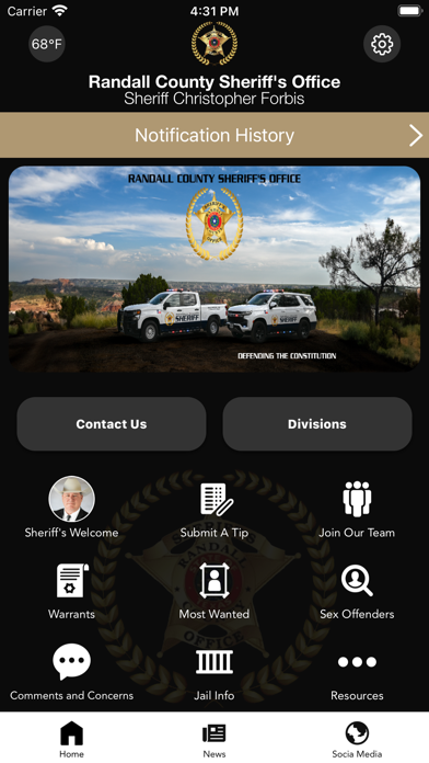 Randall County Sheriff (TX) Screenshot