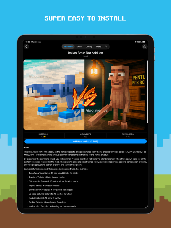 Screenshot #6 pour Master Mods For Minecraft PE