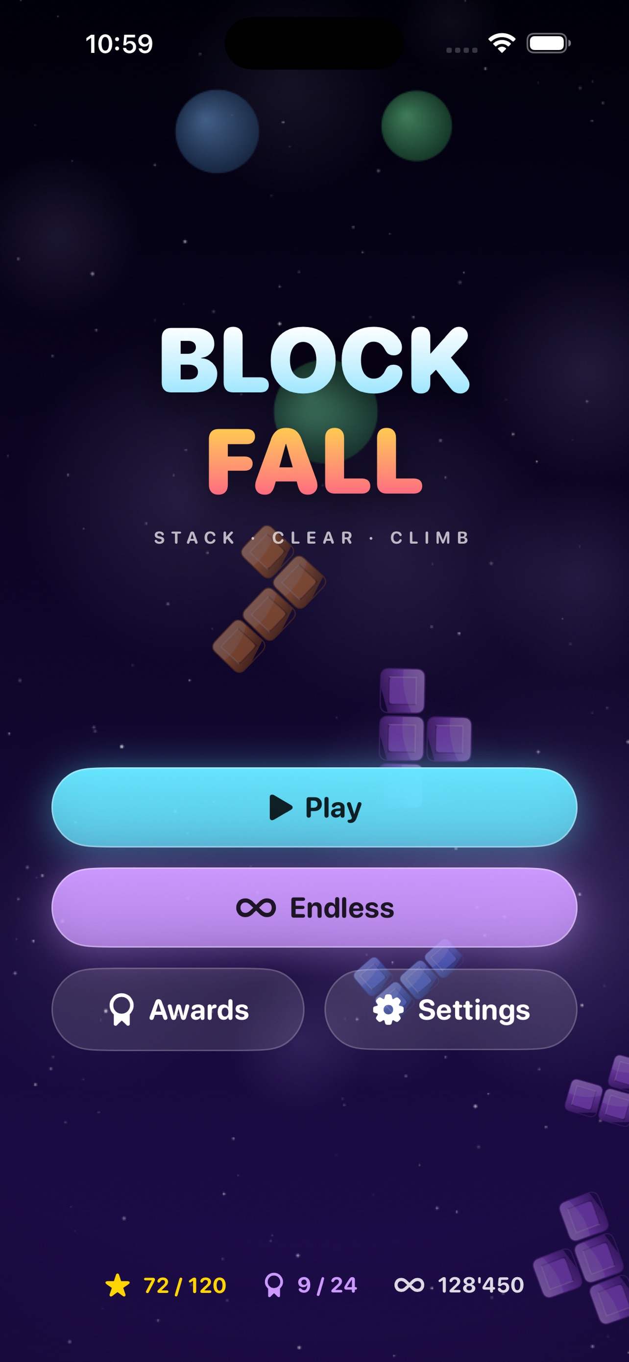 Screenshot 6 of BlockFall: Stack & Climb