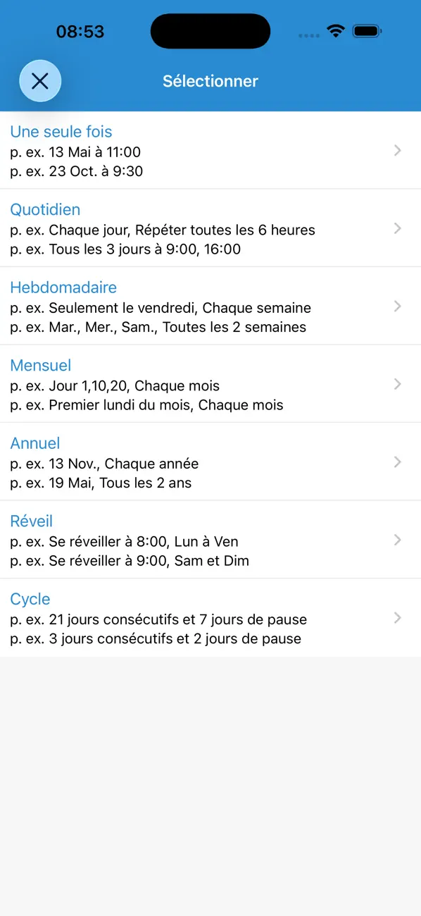 Screenshot #3 pour Rappel, Alarme et Calendrier