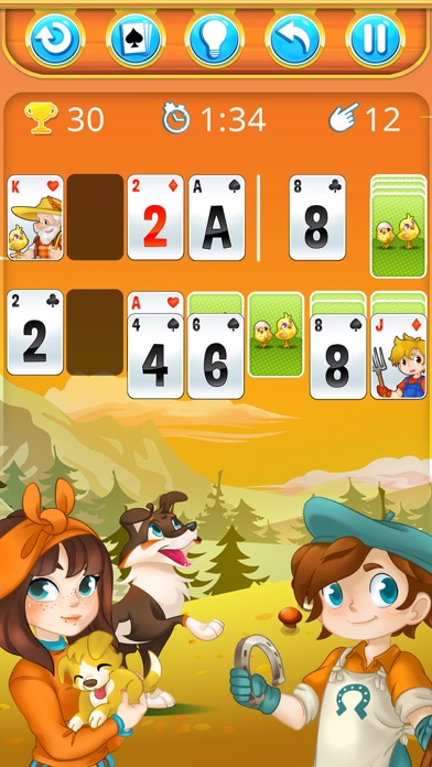Happy Farm Solitaire Screenshot
