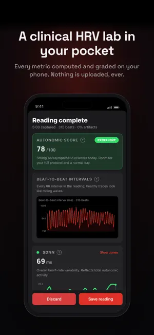 Autonomic: HRV & POTS Tracker screenshot 4