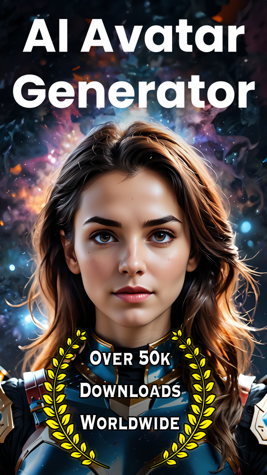 #1. GLO: AI Generated Portraits (iOS) 由: Lucky Cat Arts