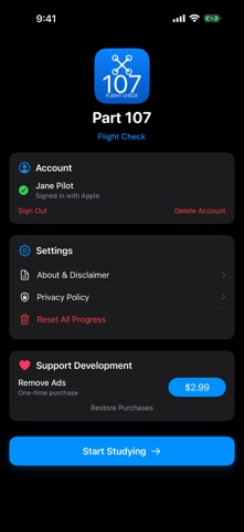Part 107 Flight Check Screenshot 7 of 9