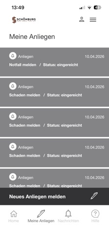 Schönburg iPhone screenshot
