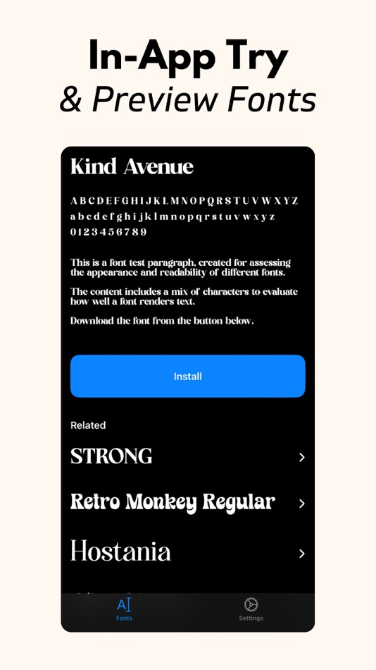 #3. Fonts for Procreate+ (iOS) Podle: Arda Sen
