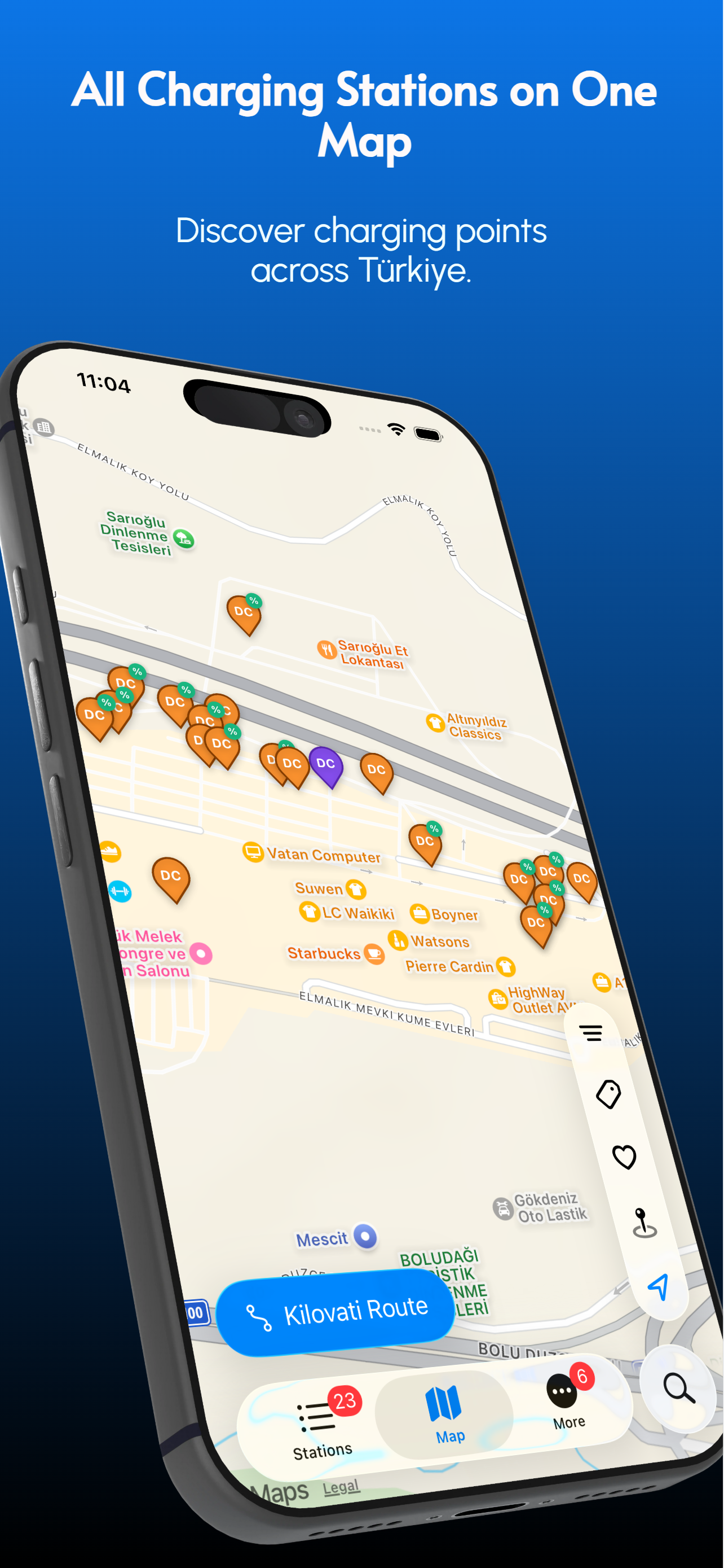 Kilovati: EV Charging Stations