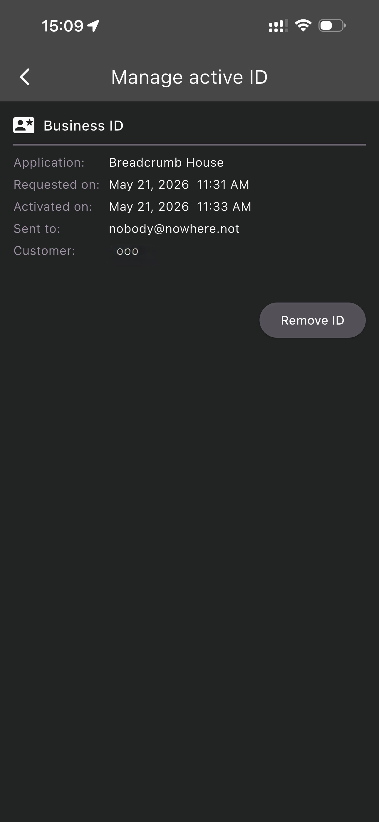 TF Mobile ID screenshot 6