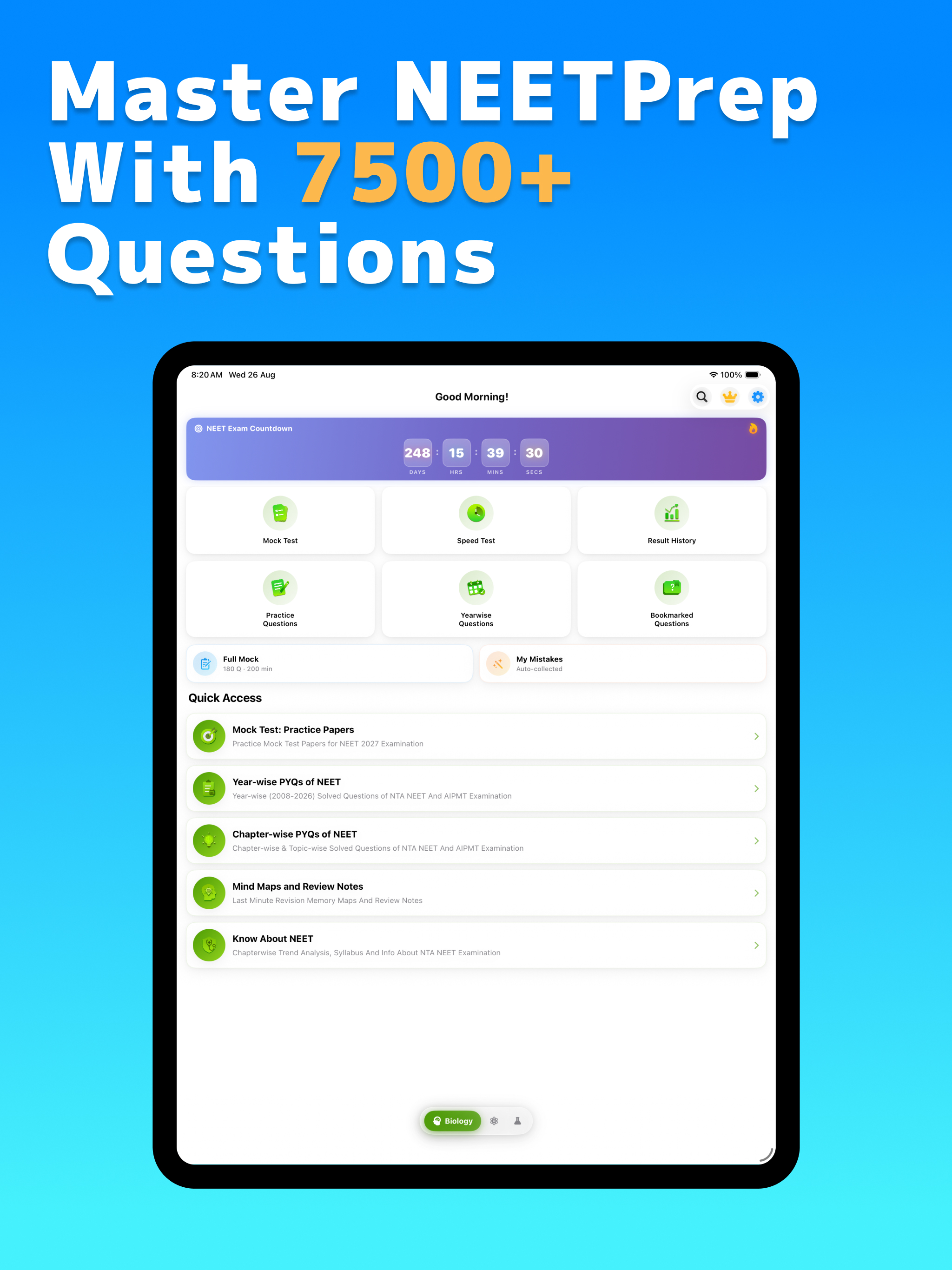 NEET Preparation - Test & PYQs screenshot 11
