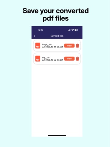 JPG To PDF App iPad screenshot