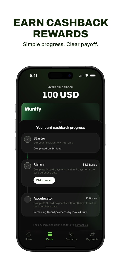 Munify - Borderless Pay - Finance App | MWM