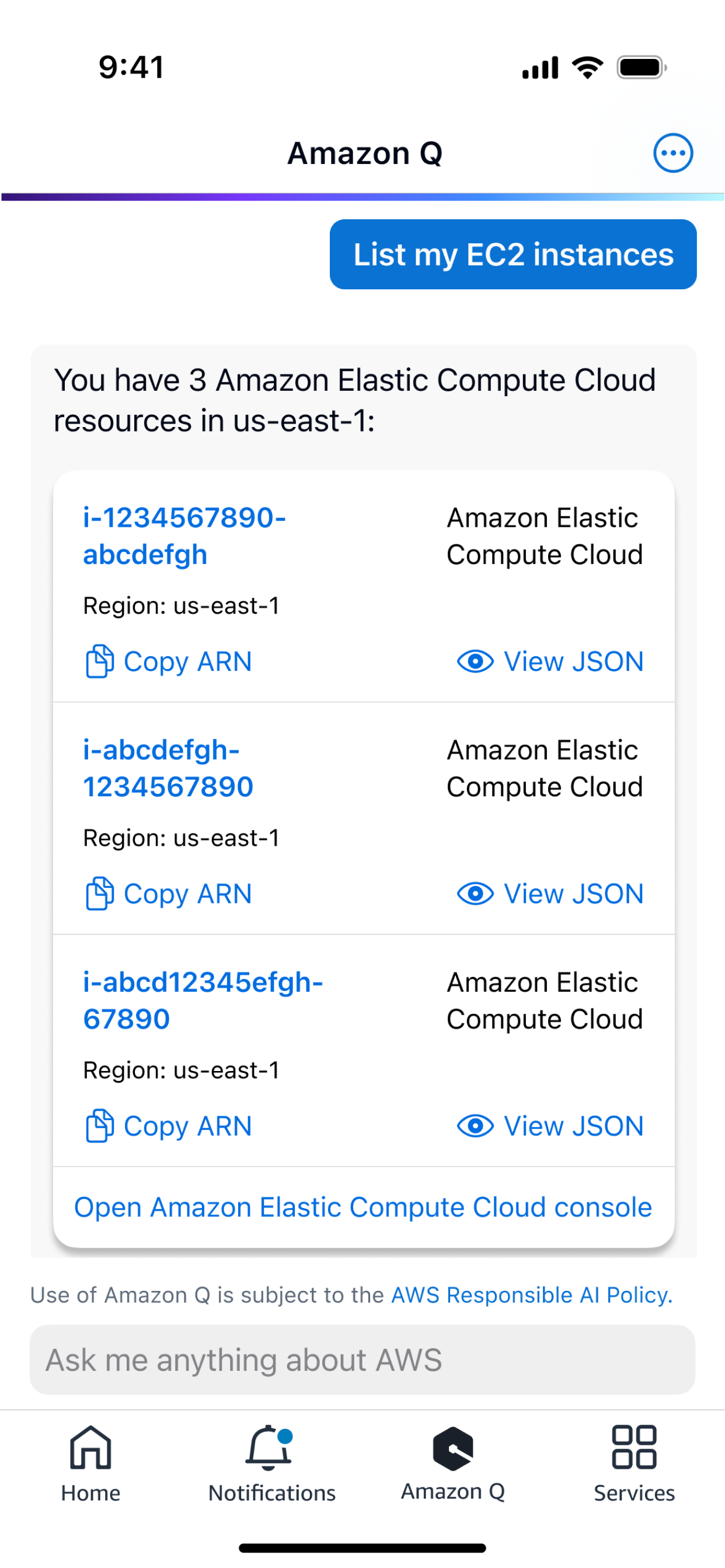 AWS Console