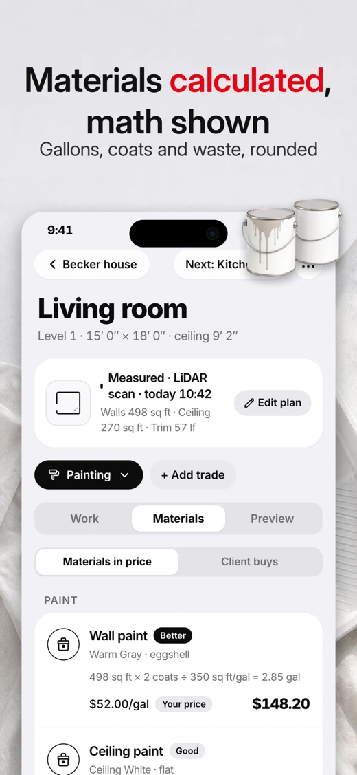 SnapPlan: Contractor Estimates screenshot 5
