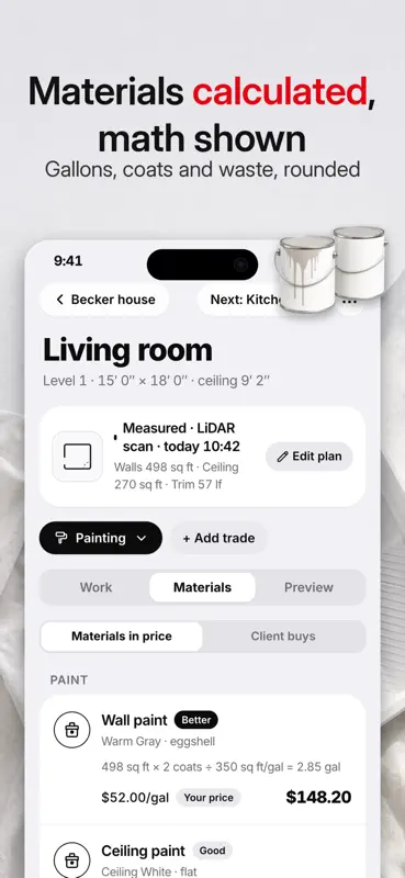 SnapPlan: Contractor Estimates screenshot 5 of 10