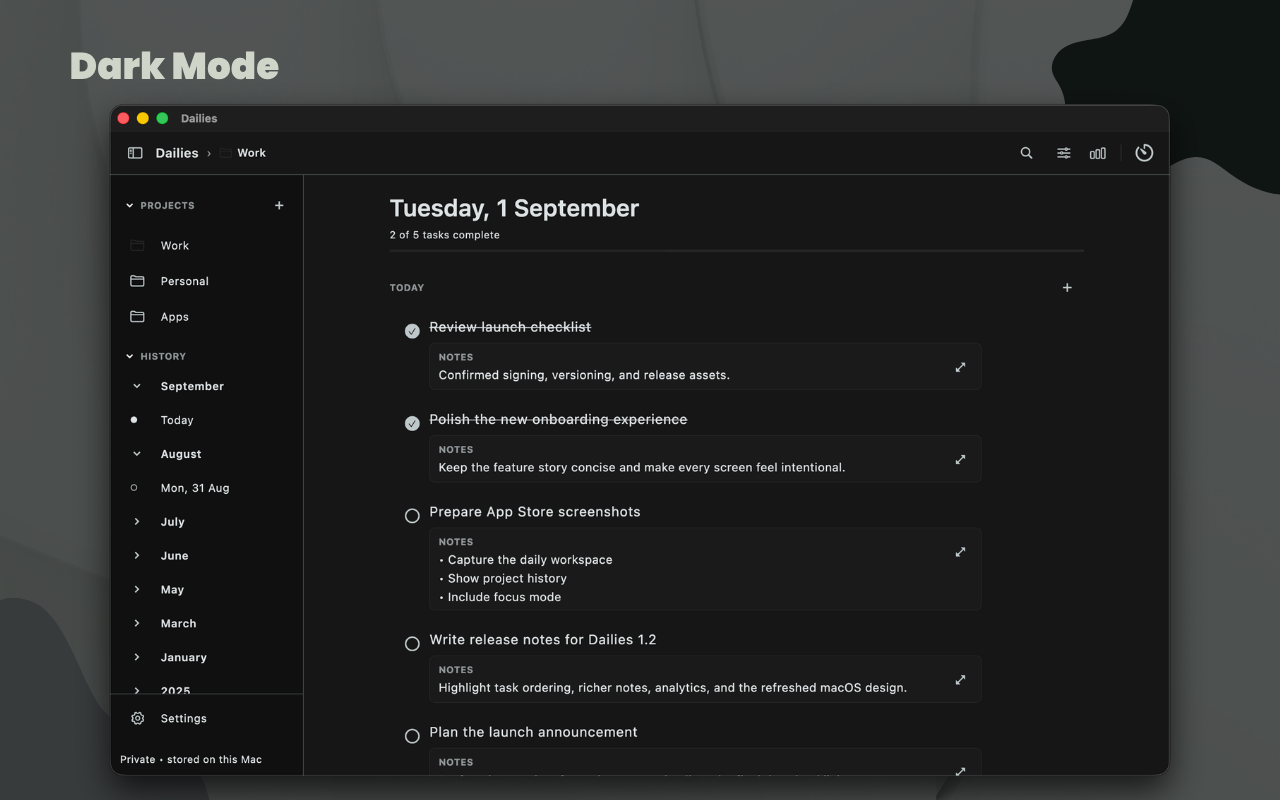 Dailies: Standup Task Tracker screenshot 7