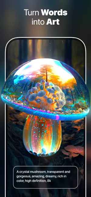 Reword - AI Art Generator iPhone screenshot 4