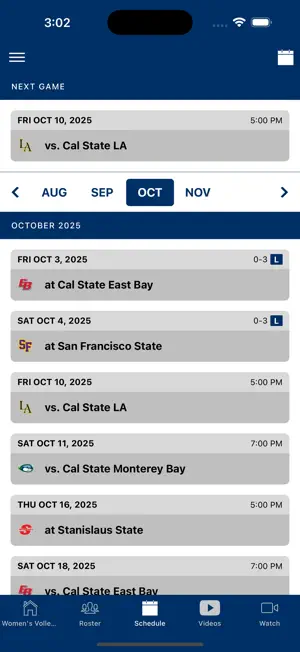 UC Merced Athletics screenshot 2