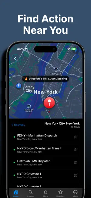Police Scanner: Crime Radar iPhone screenshot 2
