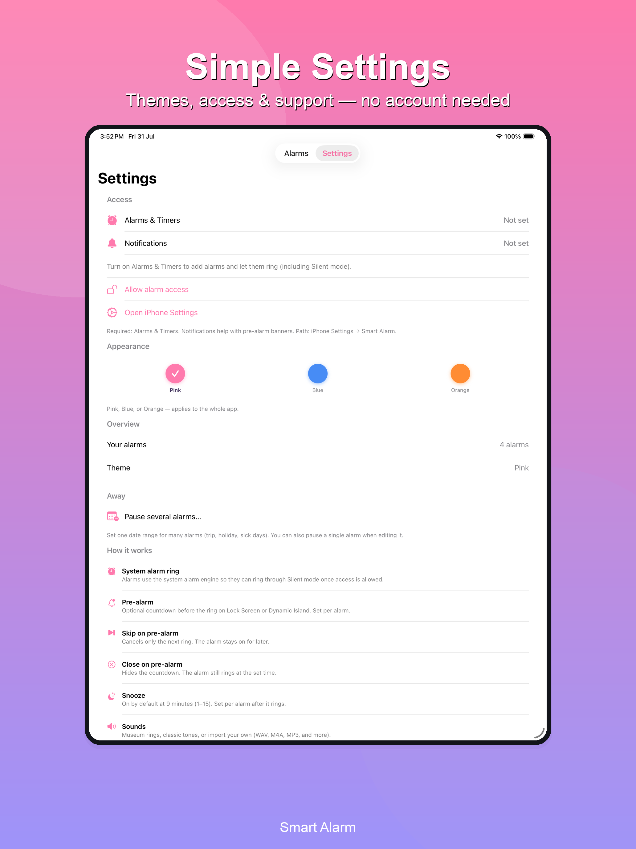 Smart Alarm No Ads screenshot 13