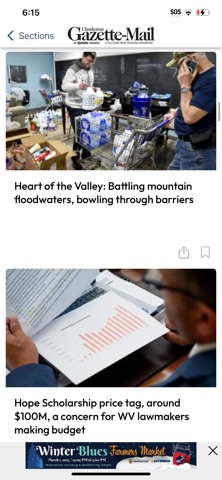 Charleston Gazette-Mail screenshot