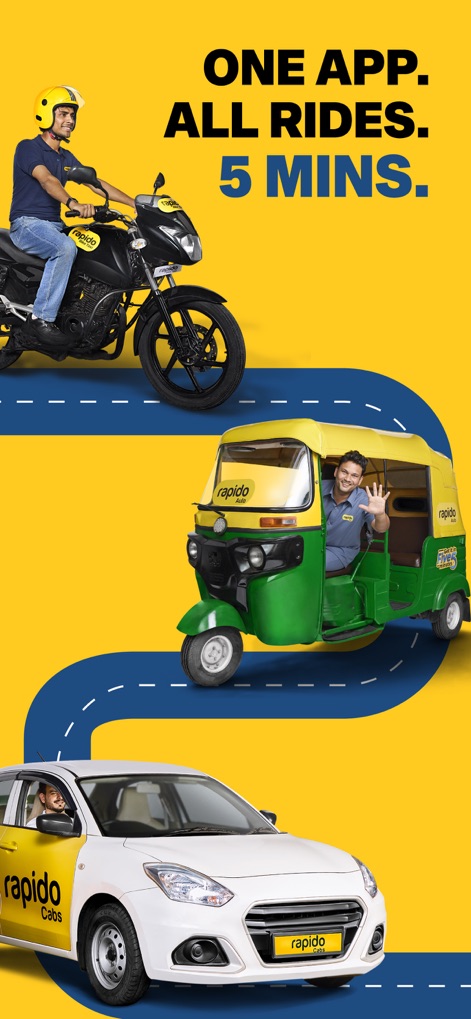 Rapido: Bike-Taxi, Auto & Cabs - Unified Mobility Platform