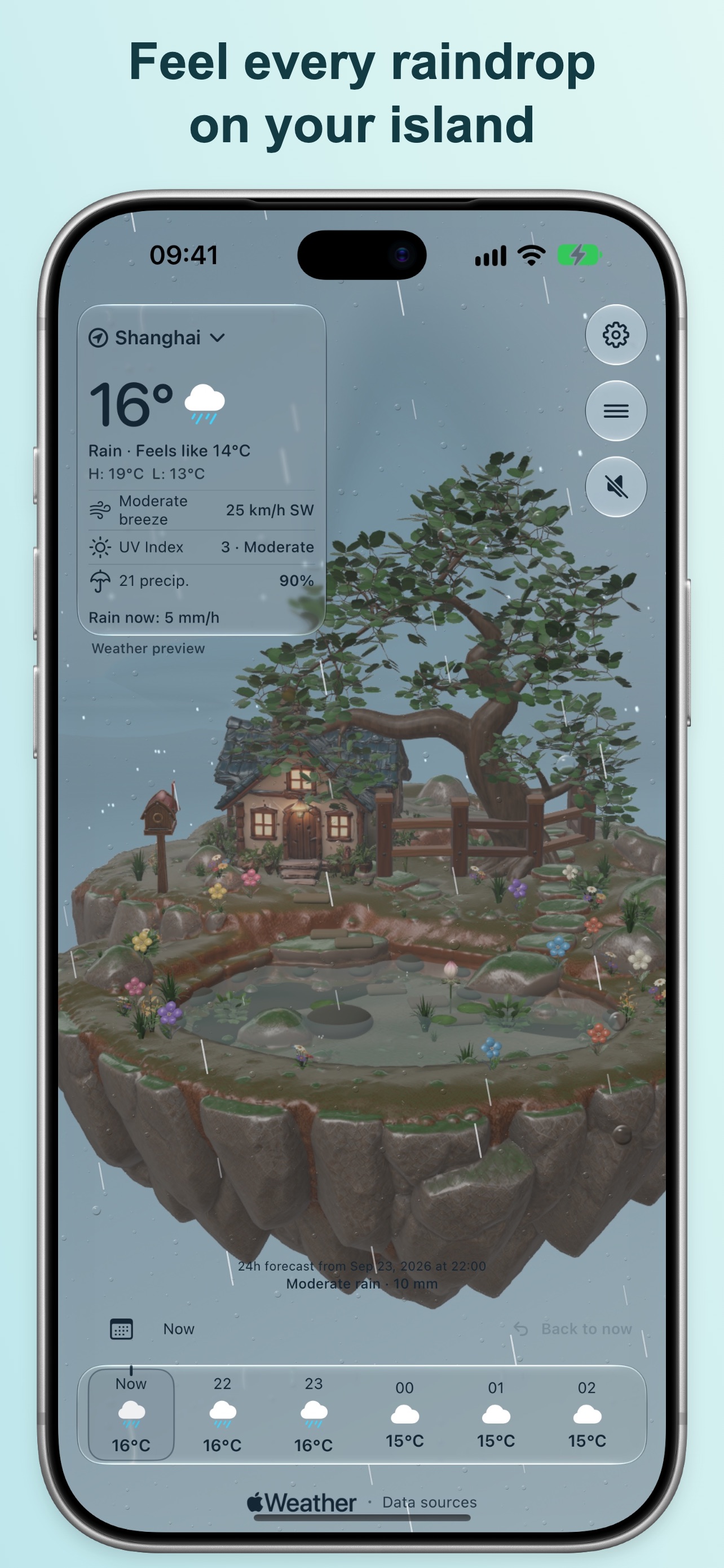 Screenshot 3 of Weather Islet: 3D Forecast