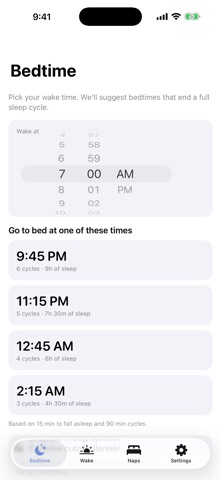 SleepWindow screenshot