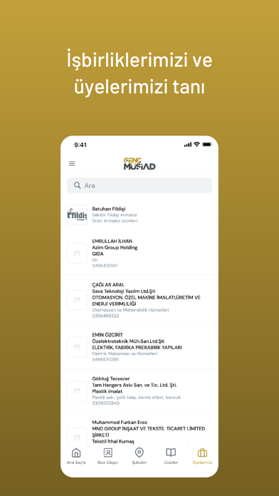 Genç Müsiad App iPhone screenshot
