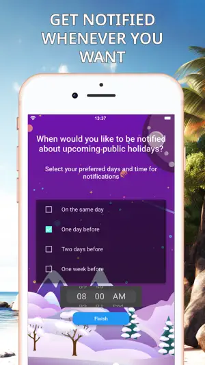 Public holidays calendar screenshot 4
