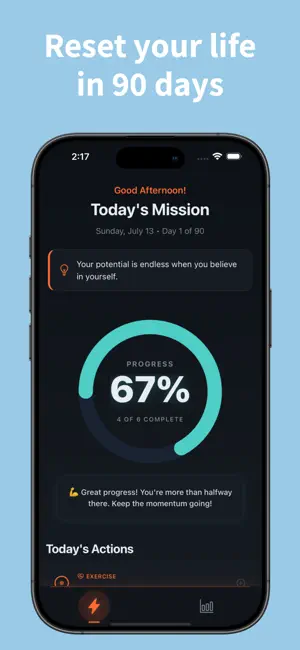 90 Day Challenge - Resettr screenshot 1