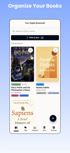 Your Digital Bookshelf screenshot 1