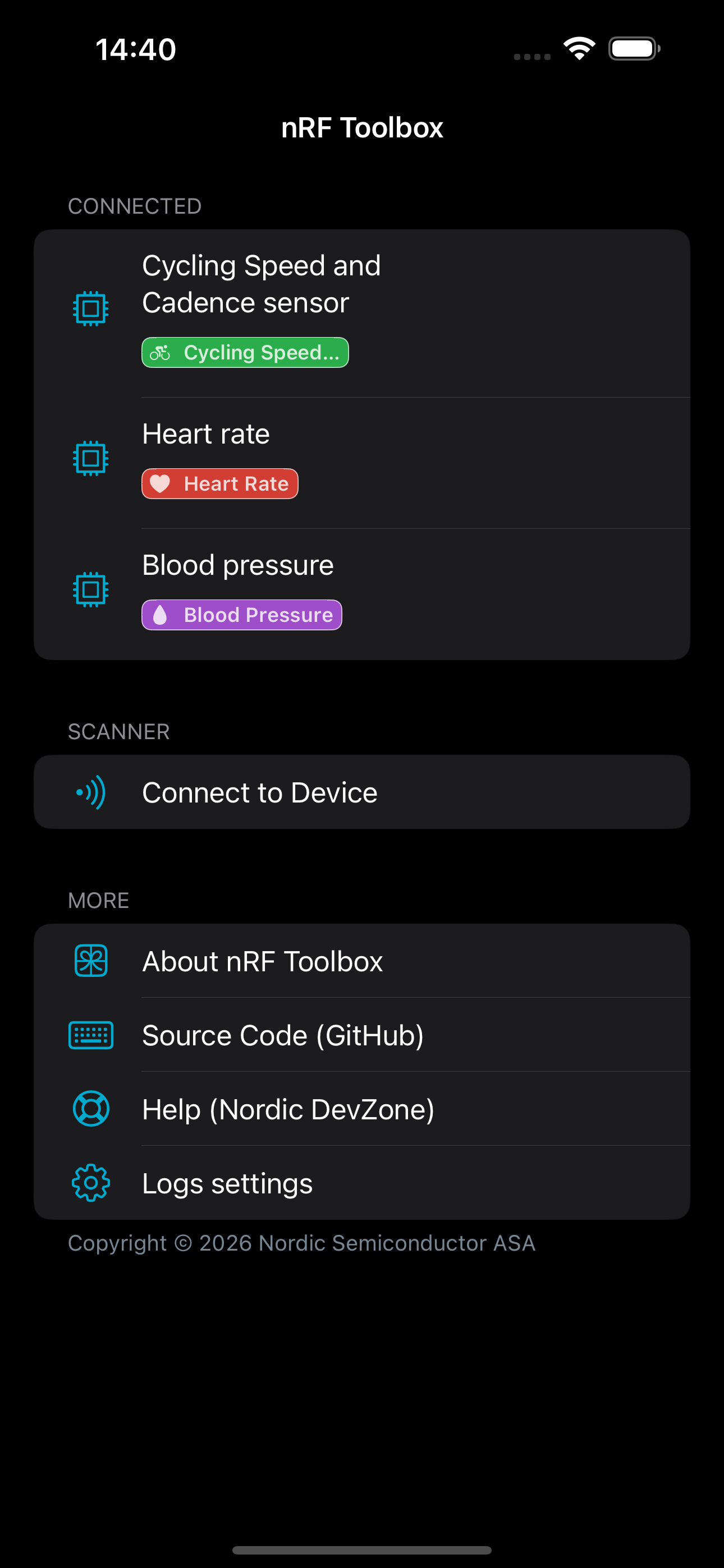 nRF Toolbox