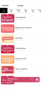 BésameFM para iPhone screenshot