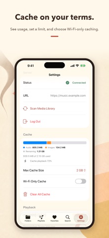 Musiclatte - Music Player iPhone screenshot