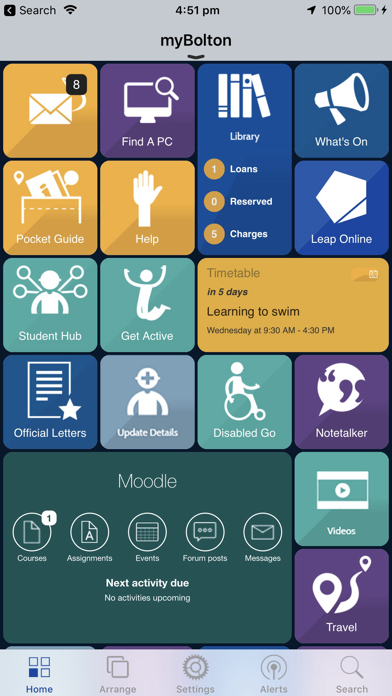 mybolton app screenshot