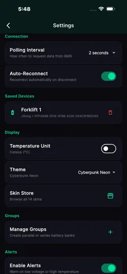 Скриншот MultiBMS на iPhone 6