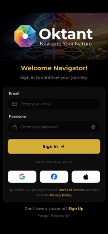 Oktant iPhone screenshot