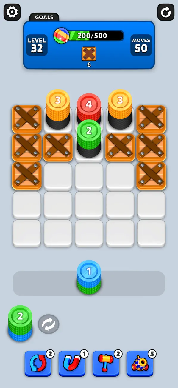 Screenshot #2 pour Coin Stack Puzzle!