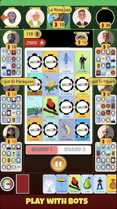 Lotería Mexicana Game Screenshot