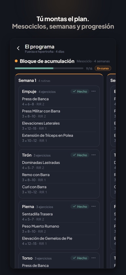 Gevel: Gym Log & Progression screenshot 2