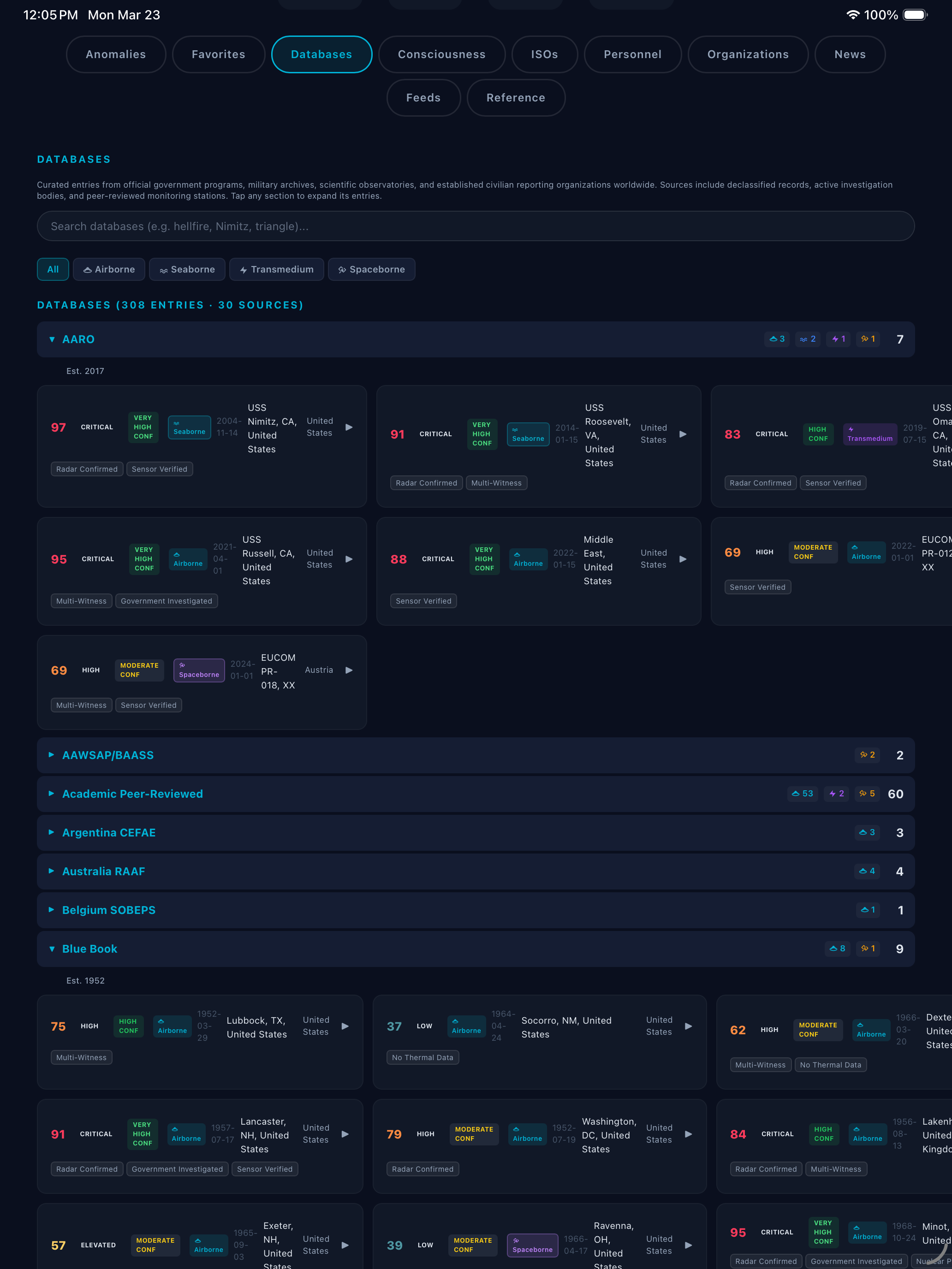 AllDomain: UAP Intelligence