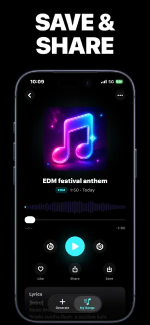Music Generator Song AI: Muzy screenshot 4
