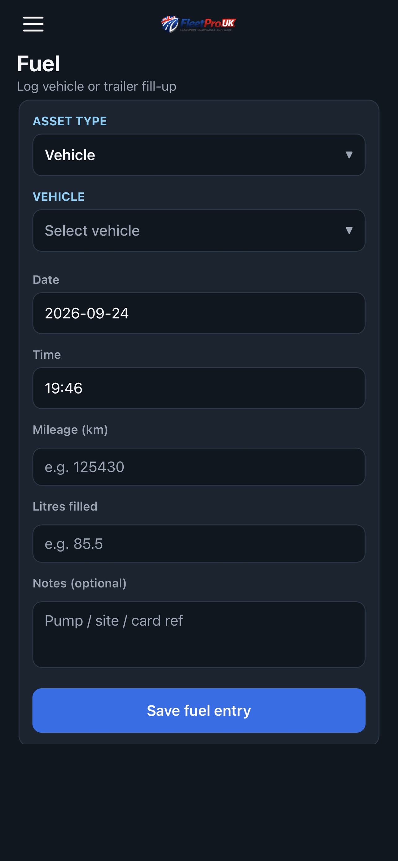 Screenshot 5 of FleetPro UK